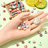 100Pcs 10 Styles Handmade Polymer Clay Beads CLAY-YW0002-04-5