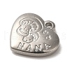 Non-Tarnish 304 Stainless Steel Pendants STAS-R223-02G-2
