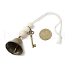 Iron Bell Hanging Ornaments HJEW-JM02523-5
