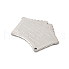 Non-Tarnish 304 Stainless Steel Pendants STAS-D048-01P-02-3