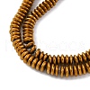 Electroplated Non-magnetic Hematite Beads Strands G-P571-B01-01D-3