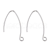 925 Sterling Silver V Shaped Earring Hooks STER-M102-04S-1