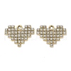 Alloy Rhinestone Pendants PALLOY-P297-04G-1