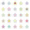 50Pcs Cute Star PVC Self-Adhesive Stickers PW-WG31145-01-4