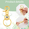   10Pcs Iron Swivel Clasps with Key Rings HJEW-PH0001-78-4