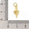Rack Plating Brass Micro Pave Cubic Zirconia Pendants KK-I716-12G-3