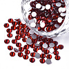 Glass Flat Back Rhinestone Cabochons RGLA-S002-16SS-28-1