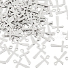 Unicraftale 100Pcs 201 Stainless Steel Tiny Cross Charms STAS-UN0054-09-1