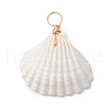 Natural Ark Shell Pendants PALLOY-JF02679-01-3