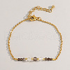 Bohemian Style Natrual Tiger Eye Beads Link Bracelets NZ3920-6-1