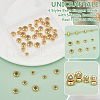 Unicraftale 40Pcs 4 Styles Brass Beads KK-UN0003-34-5