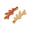 304 Stainless Steel Enamel Pendants STAS-V015-53G-2