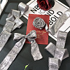 Polyester Frayed Ribbon DIY-TAC0023-39B-6