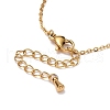 Ion Plating(IP) Clover & Heart Natural Shell Link Anklet for Women STAS-D454-05G-4