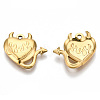 Ion Plating(IP) 201 Stainless Steel Pendants STAS-N098-138LG-1