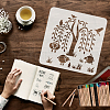 PET Hollow Out Drawing Painting Stencils DIY-WH0391-0695-3
