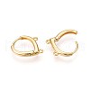 Brass Hoop Earring Finding KK-N261-64G-2