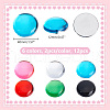  12Pcs 6 Colors Acrylic Imitation Cat Eye Cabochons MACR-NB0001-32-2