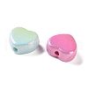Opaque UV Plating Acrylic Beads PACR-D288-12-2