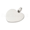 304 Stainless Steel Stamping Blank Tag Pendants STAS-Z126-02P-02-2