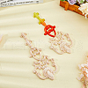 Rubber Wood Carved Onlay Applique AJEW-WH0248-466-6
