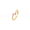 Golden Stainless Steel Cuff Ring MM8912-4-1