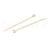 Brass Eye Pins KK-H502-02G-G-2
