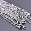 Stainless Steel 2.5mm Singapore Chains Necklaces JS7236-1-1