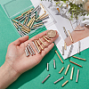 Unicraftale 60Pcs 10 Style 304 Stainless Steel Slide On End Clasp Tubes STAS-UN0035-27-2