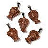 Synthetic Goldstone Pendants G-B127-10P-01-2