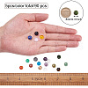 Fashewelry 90Pcs 18 Style Natural & Synthetic Gemstone Cabochons G-FW0001-09-3