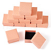 Rhombus Textured Cardboard Ring Gift Storage Boxes CON-TAC0001-07B-2