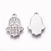 304 Stainless Steel Pendants STAS-P231-15AS-2