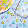 ARRICRAFT 80Pcs 5 Colors Luminous Resin Decoden Cabochons RESI-AR0001-35-4