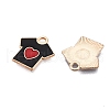 Alloy Enamel Pendants ENAM-S121-088C-2