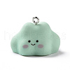 Opaque Resin Pendants RESI-D063-03H-1