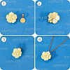 SOFPLATE 120Pcs 3 Colors Tibetan Style Alloy Glue On Flat Pad Pendant Bails FIND-SP0001-87-6
