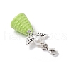 Angel Acrylic Pendant Decorations HJEW-JM03162-02-5