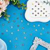 GOMAKERER 300Pcs 6 Colors Tibetan Style Alloy Spacer Beads TIBEB-GO0001-02-4