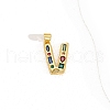 Brass Micro Pave Cubic Zirconia Pendants PW-WG10C3A-10-1