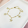 Stainless Steel Ocean Aniamls Charm Anklets WGE5C5C-02-1