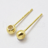 925 Sterling Silver Ear Stud Findings STER-I014-23G-3