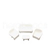 Simulation White Sofa Set for Micro Landscape Dollhouse Accessories PW-WG5255E-01-5