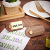 FINGERINSPIRE 2 Sets Tabletop Wood Price Display Cards AJEW-FG0002-86-4