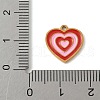 304 Stainless Steel Enamel Charms STAS-P388-19E-G-3