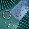 SUPERFINDINGS 20 Sets 2 Styles Eco-Friendly Brass Watch Band Clasps KK-FH0004-01-4