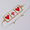 Handmade Love Cross Bracelet 2024 Delicate Gift for Girlfriend Bestie YB6261-1-1