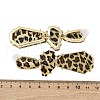 Alloy acrylic Dangle Stud Earrings EJEW-M075-01G-04-5