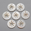 Natural Freshwater Shell Pendants SHEL-R021-04-1