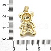 Brass Micro Pave Cubic Zirconia Pendants KK-Z100-15G-3